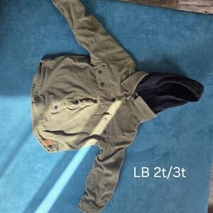 Little Bipsy Olive Corduroy Jacket